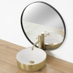 Накладной умывальник Rea Sami Gold White Накладной умывальник Rea Sami Gold White